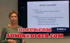 Digital marketing product photo of SMB Training - Amy Meissner - Asymmetrical Iron Condor training program, professional income trading course