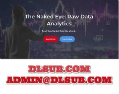 Course platform screenshot showing The Naked Eye Raw Data Analytics online training program
